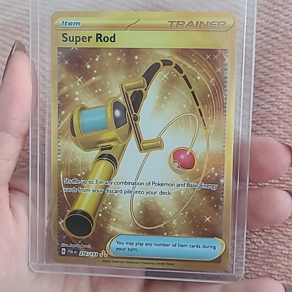 Pokemon Other - Pokemon Paldea Evolved Super Rod 276/193 Gold Card